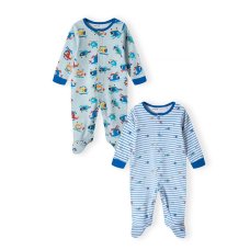 15MBABY 6B: 2 Pack Sleepsuit (NB-6 Months)